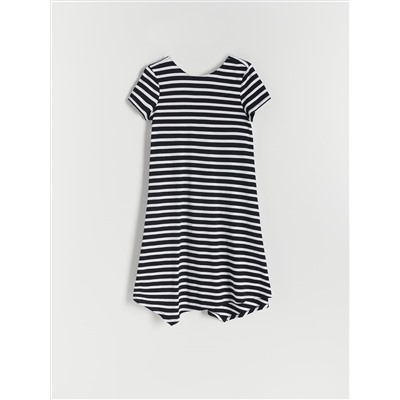 Asymmetric midi dress