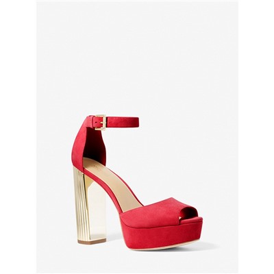 MICHAEL MICHAEL KORS Porter Suede Platform Sandal