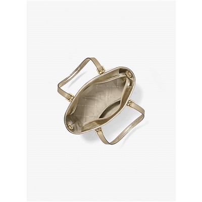 Jet Set Travel Extra-Small Metallic Top-Zip Tote Bag