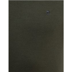 Yeşil Slim Fit Bisiklet Yaka Basic Triko Kazak