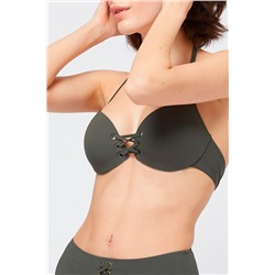 Sujetador de biquini push-up Volver Caqui