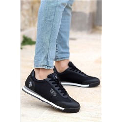 U.S. Polo Assn. Erkek Siyah Deep Summer Spor Ayakkabı AS00599916İKZ