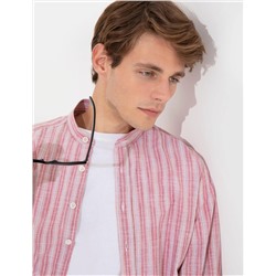 Gül Kurusu Slim Fit Uzun Kollu Gömlek