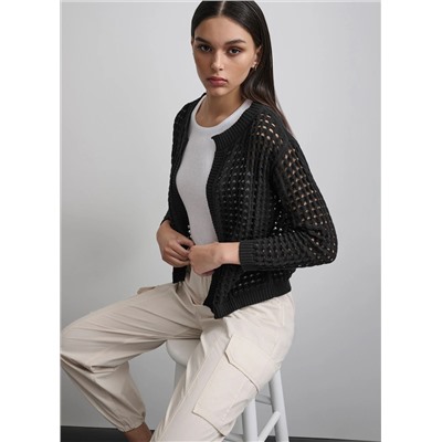 OPEN FRONT SWEATER