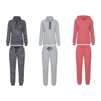 esmara® Damen Hausanzug, 2-teilig, mit Bündchen