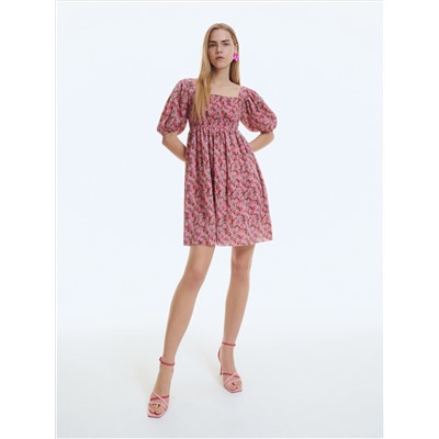 Jerseykleid mit Strukturmuster
