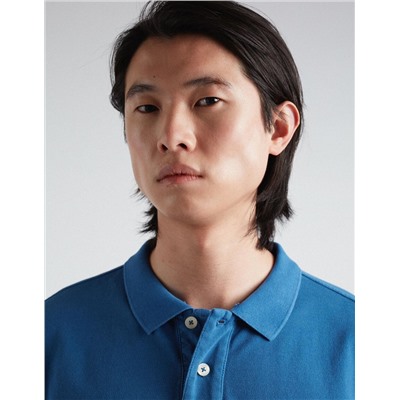Piquet Polo, Men, Blue