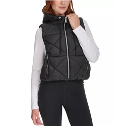 Women's Quilted Hooded Vest