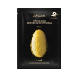 1ea_Water Luminous Golden Cocoon Mask Plus-Black Тканевая маска премиум класса с экстрактом шелкопряда