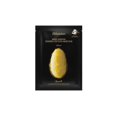 1ea_Water Luminous Golden Cocoon Mask Plus-Black Тканевая маска премиум класса с экстрактом шелкопряда