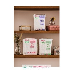 Love&Green Serviettes Maxi Hypoallergéniques - Anti-Irritations - Maxi Nuit x12