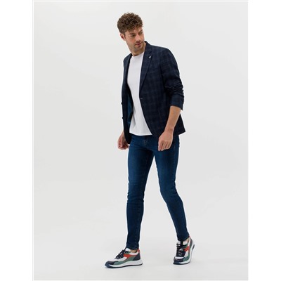Lacivert Slim Fit Jean Pantolon