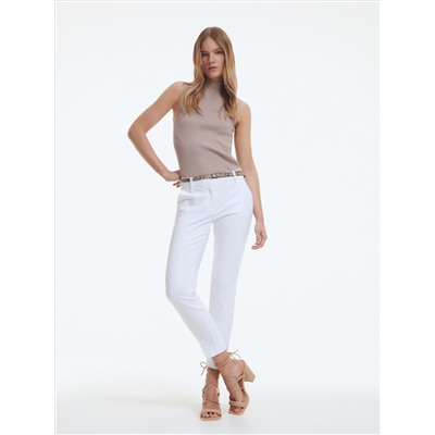Zigarettenhose mit Gürtel