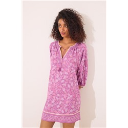 Camisola viscosa estampado boho floral