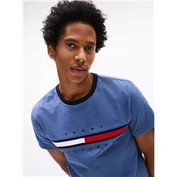 Embroidered Flag Logo T-Shirt