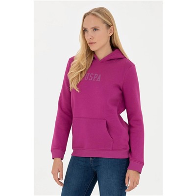 Kadın Menekşe Basic Sweatshirt
