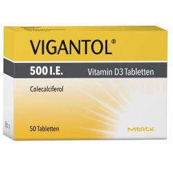 VIGANTOL® 500 IU Витамин D3  50 штук