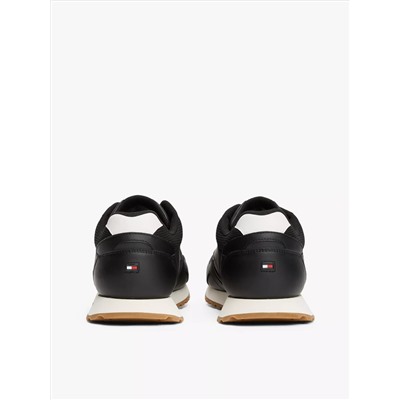 Leather-Mix Runner Sneaker