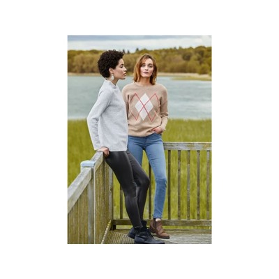 ESMARA® Jeggings Damen, in modischer Lederoptik