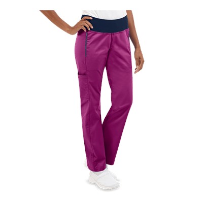 UA Butter-Soft STRETCH Contemporary Fit Yoga Scrub Pant w/ Knit Waist Band