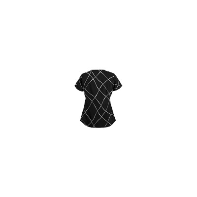 UA Pearls of Wisdom Black Scrub Top