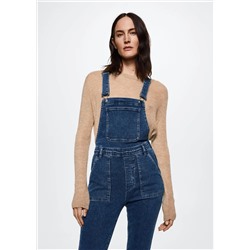 Peto vaquero forrado -  Mujer | MANGO OUTLET España