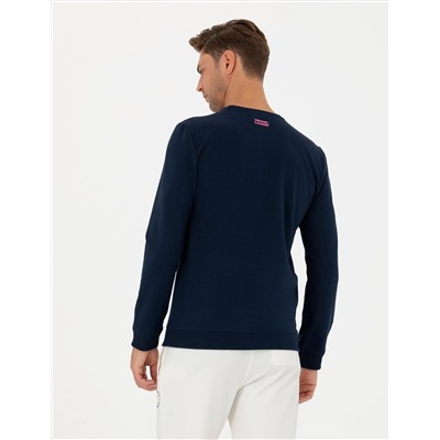 Lacivert Regular Fit Sweatshirt