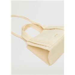 Bolso shopper logo -  Mujer | MANGO OUTLET Melilla