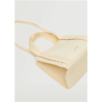 Bolso shopper logo -  Mujer | MANGO OUTLET Melilla