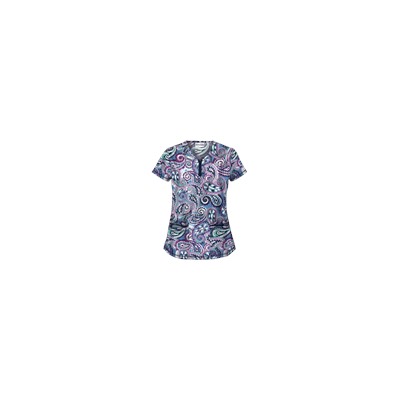 UA Boho Paisley Ceil Scrub Top