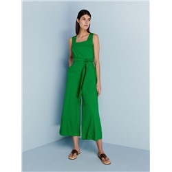 Jumpsuit aus Leinenmischung
