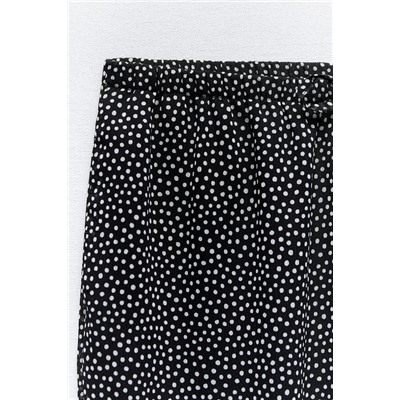 SEMI-SHEER POLKA DOT TROUSERS