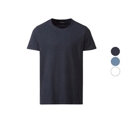 LIVERGY Herren T-Shirt, körpernah geschnitten, aus reiner Baumwolle