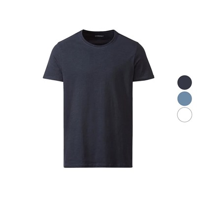 LIVERGY Herren T-Shirt, körpernah geschnitten, aus reiner Baumwolle