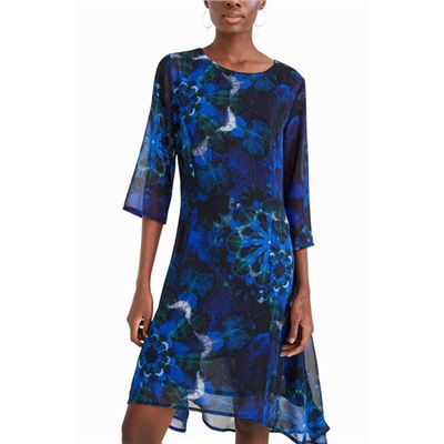 Vestido largo mandalas tie dye
