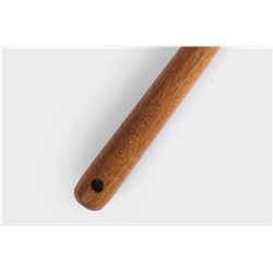 Ложка сервировочная, 32 см, силикон/дерево, молочный, Wenge, 63416
