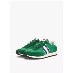 Mixed-Texture Runner Sneaker