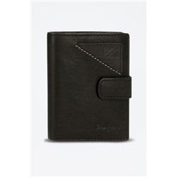 Cartera de piel Striking Negro