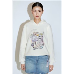 Sudadera con capucha Blanco