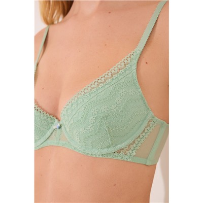 GORGEOUS Sujetador push up bustier verde