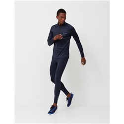 Reflective Sports Leggings, Men, Dark Blue
