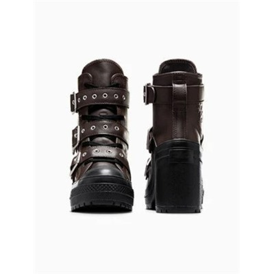 Chuck 70 De Luxe Heel Leather & Buckles