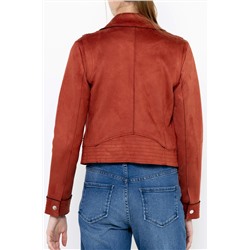 Chaqueta biker Naranja oscuro