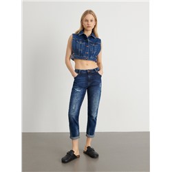 Jeans im Boyfriend-Fit