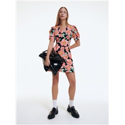 Gemustertes Minikleid