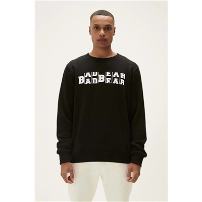 Bad Bear, Counter Srewneck Sweat - Siyah - L - St05356-siyah-l