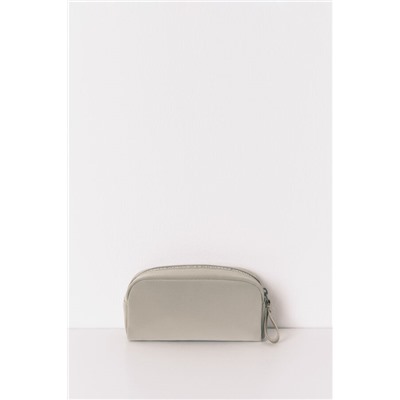 Neceser pequeño rubber kaki metalizado