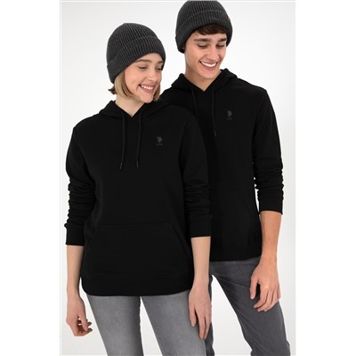 Erkek Siyah Basic Sweatshirt