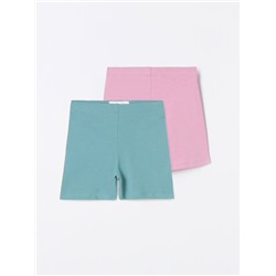 КОМПЛЕКТ ИЗ 2 КОРОТКИХ ЛЕГГИНСОВ