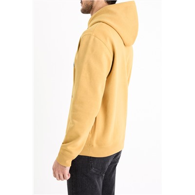 Sudadera con capucha - Amarillo